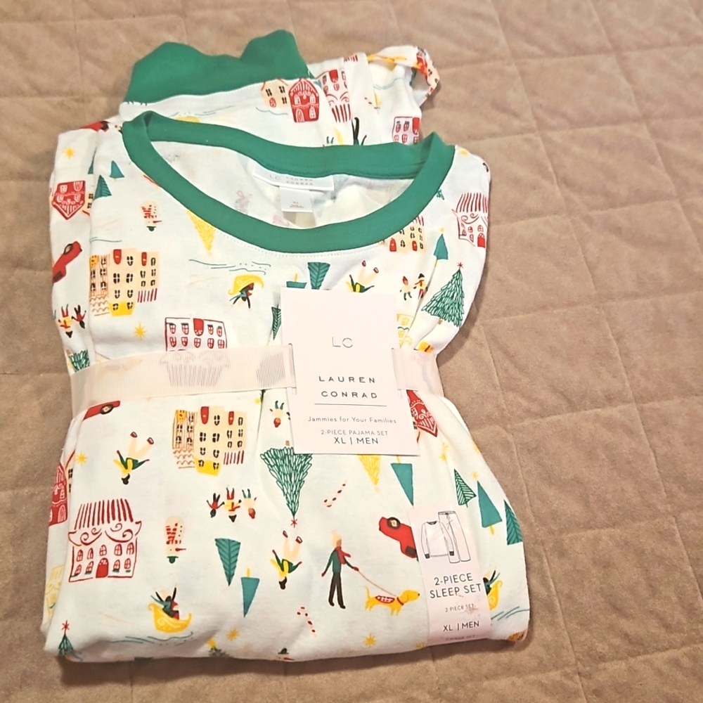 Lauren Conrad  Mens 2 piece pajam set
